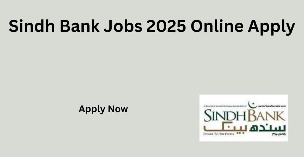 Sindh Bank Jobs